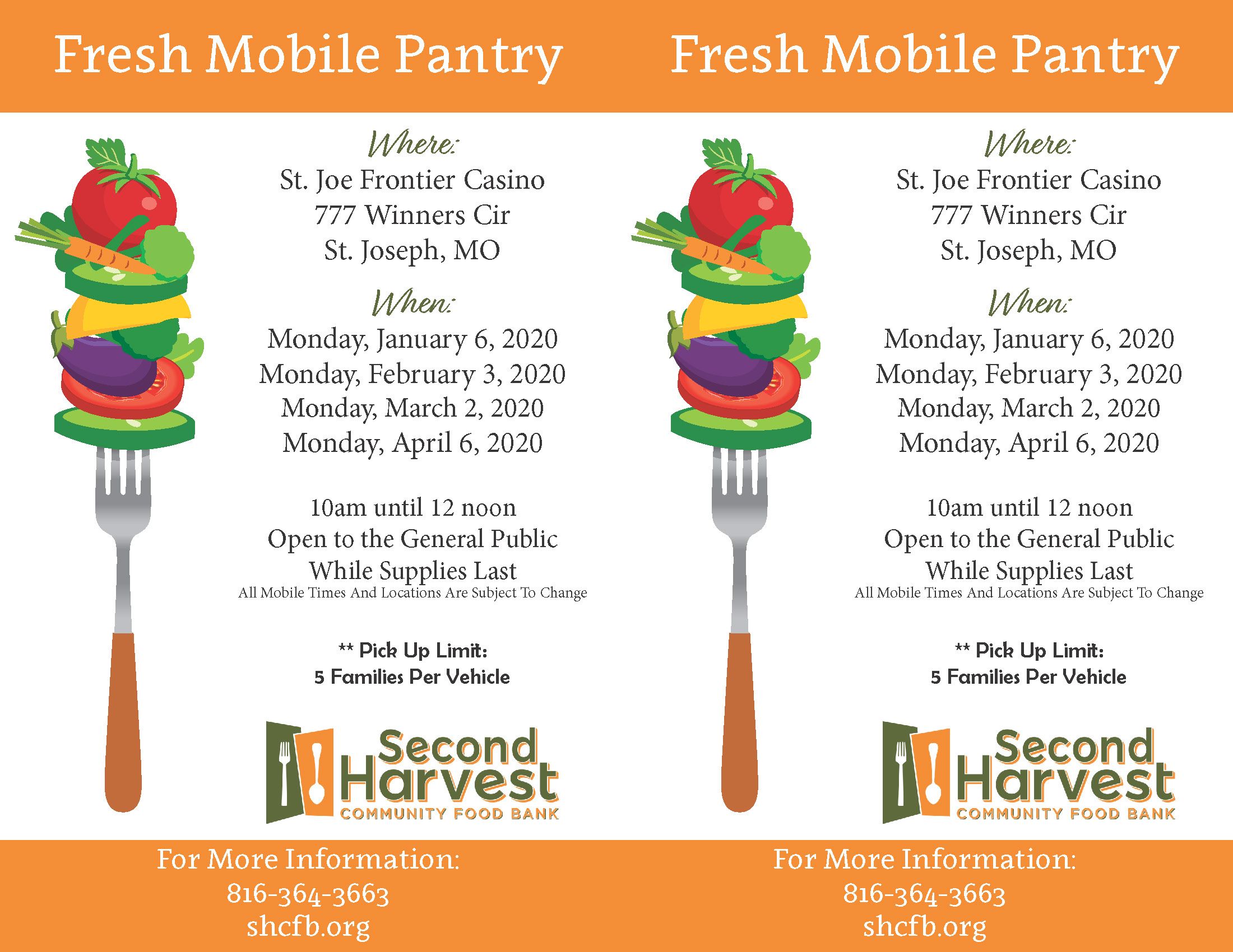 Second Harvest Community Food Bank News Events Event Calendar