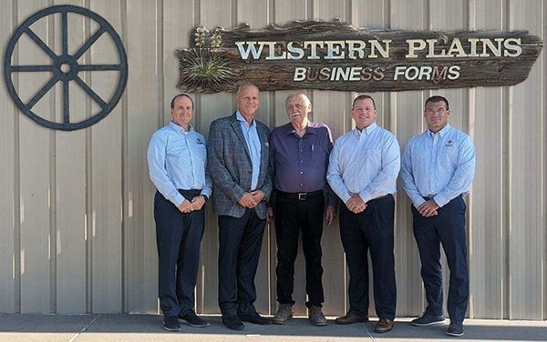 Western Plains Business Solutions owner with staff at Eakes Office Solutions