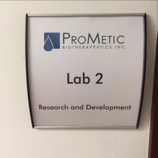 ProMetic Lab Sign