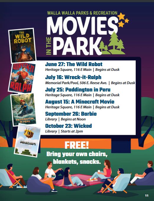 WW Parks & Rec FREE Movies in the Park