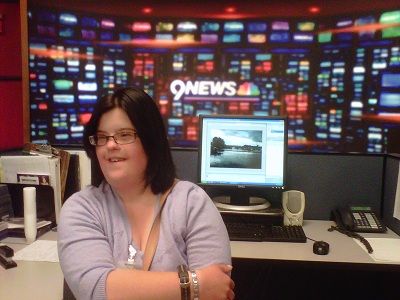 Hannah at 9 News