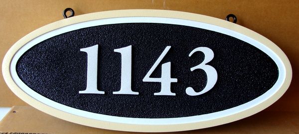 I18883 - Elliptical Hanging Address Number Sign