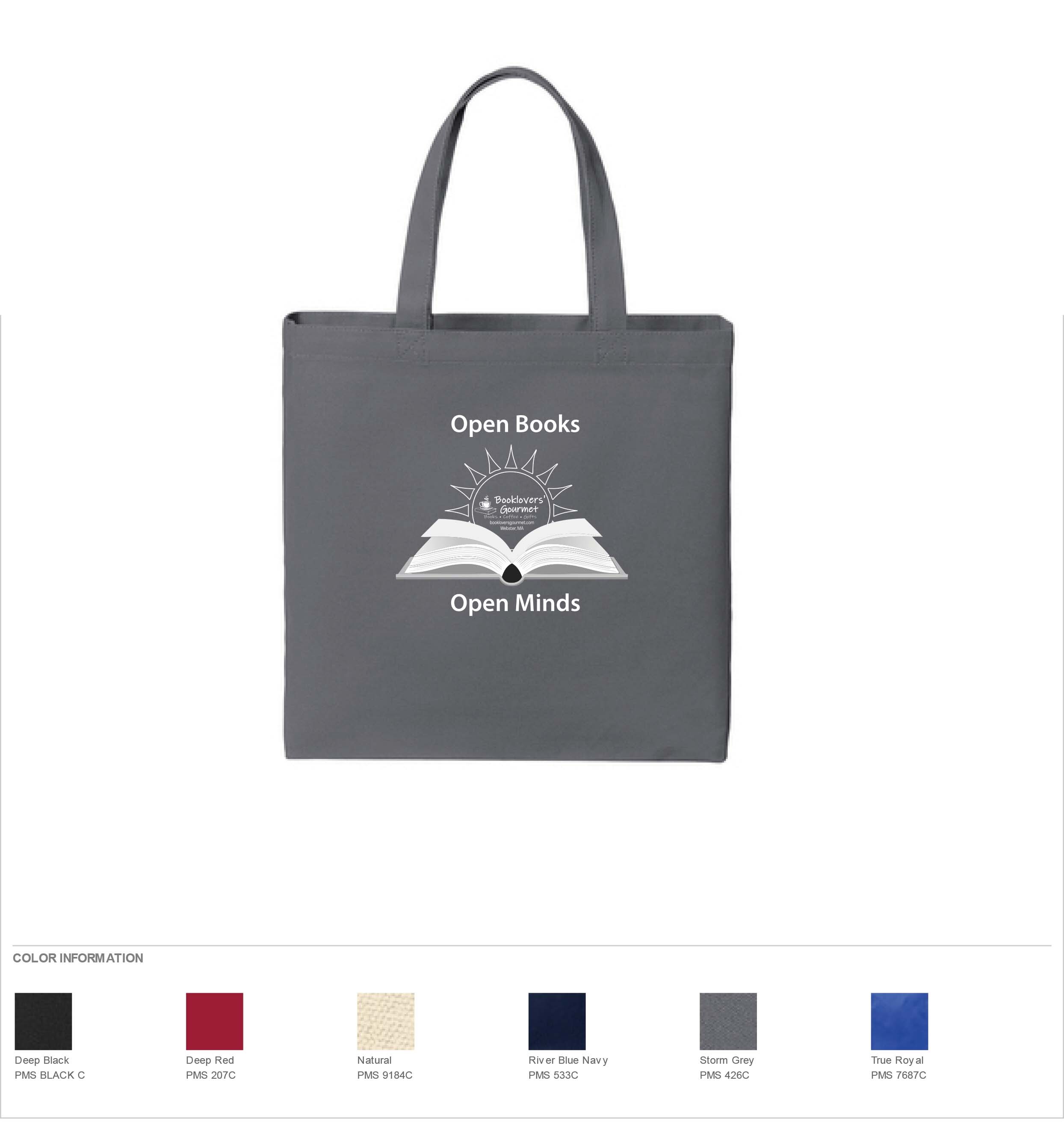 Open Books, Open Minds Canvas Tote