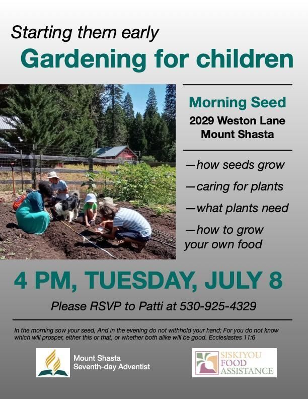 Gardening for Children Class