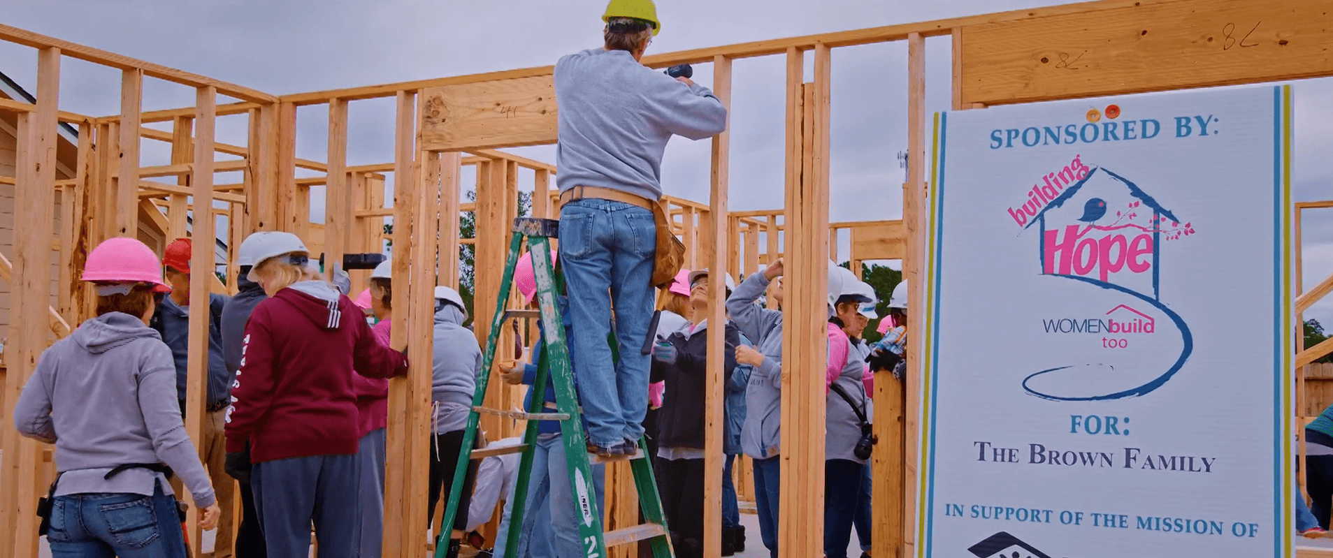 Construction Volunteers Working