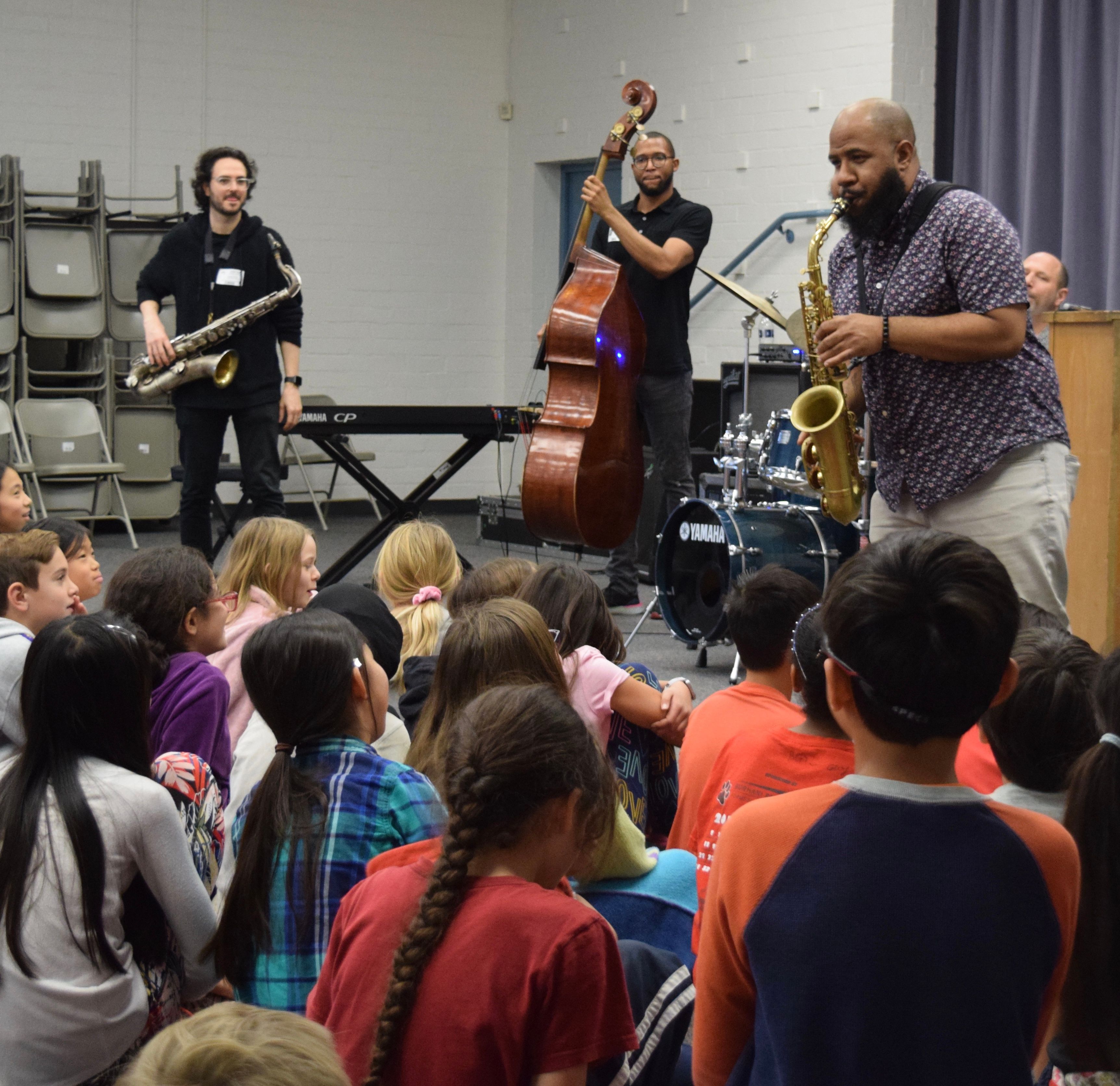 1100 Local Elementary School Children get their First Taste of a Live Jazz Performance