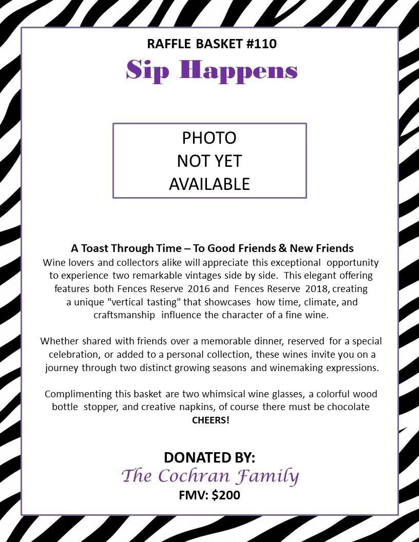 BASKET 110 -- SIP HAPPENS. 