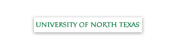 Universtiy of North Texas Decal - 0.5" x 5"