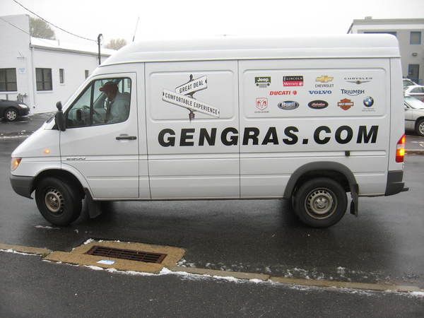 Fleet Graphics, Sprinter Van, Lettering & Graphics with Multiple 4 Color Printed Decal Logos