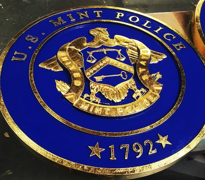 ME5030 -  Seal of the US Mint Police, 3-D