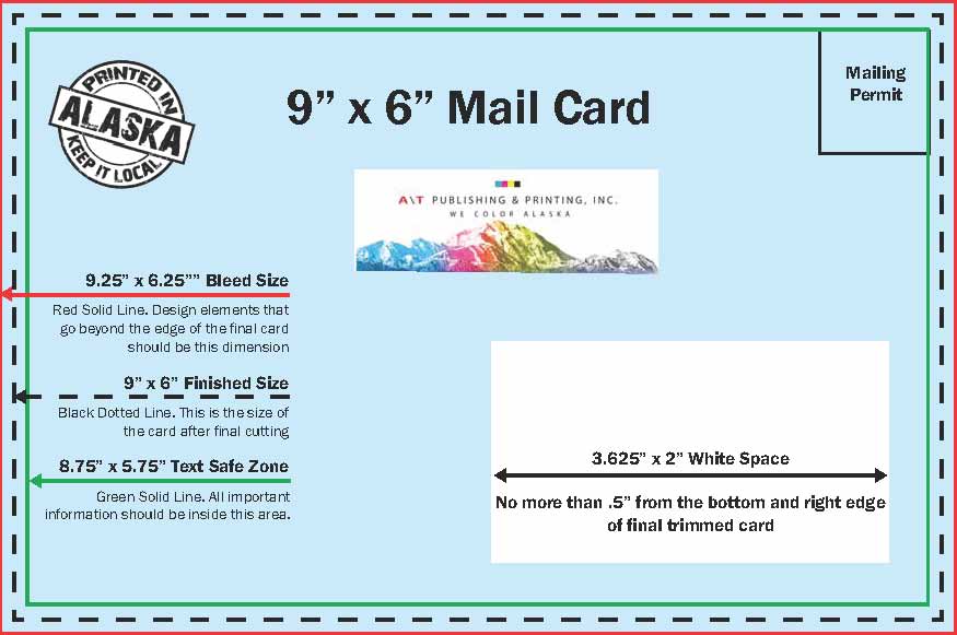 9" x 6" Mail Card