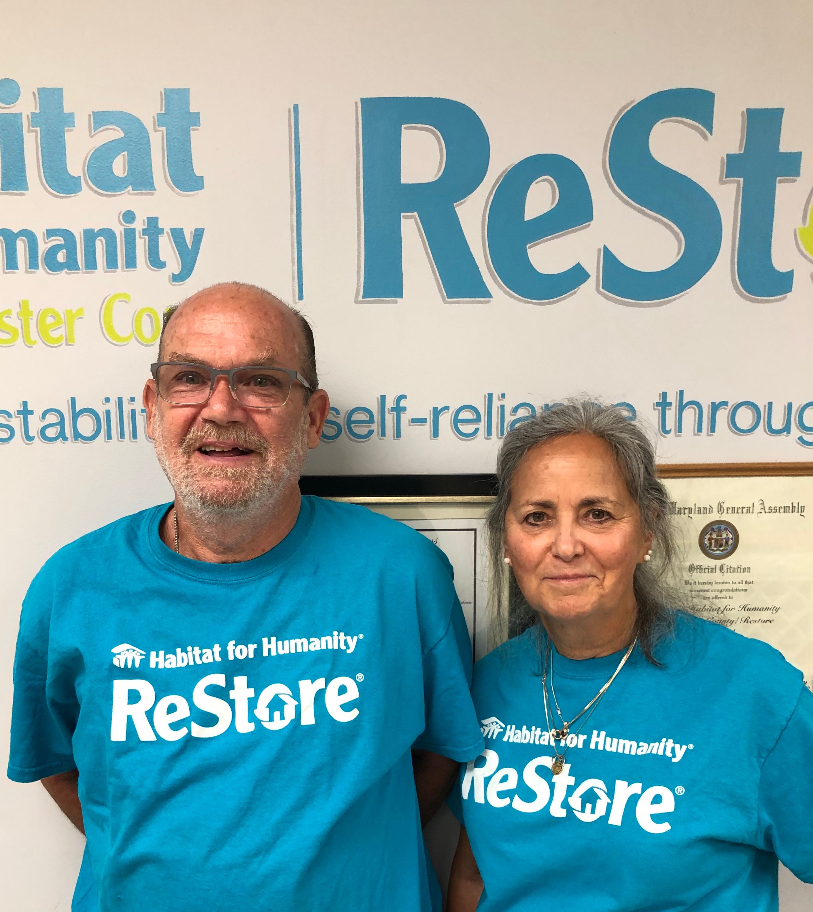 August ReStore Volunteers of the Month