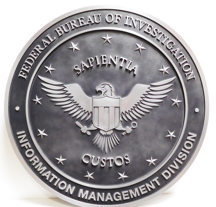 MD4034 - Seal of the Federal Bureau of Investigation (FBI), Information Management Division, 3-D