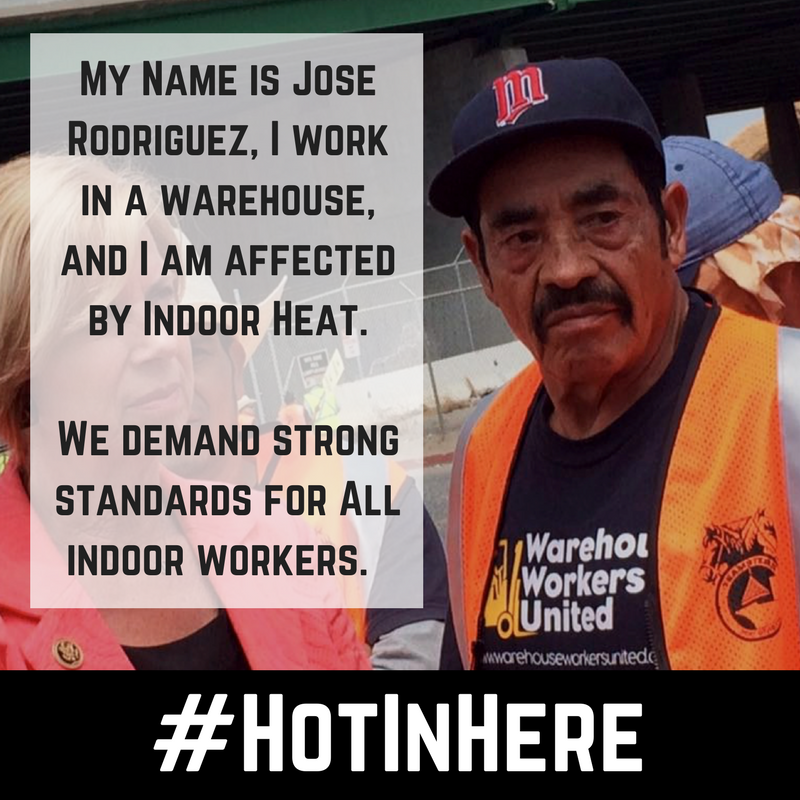 Hot In Here: Workers Demand Strong Protections from Indoor Heat Hazards