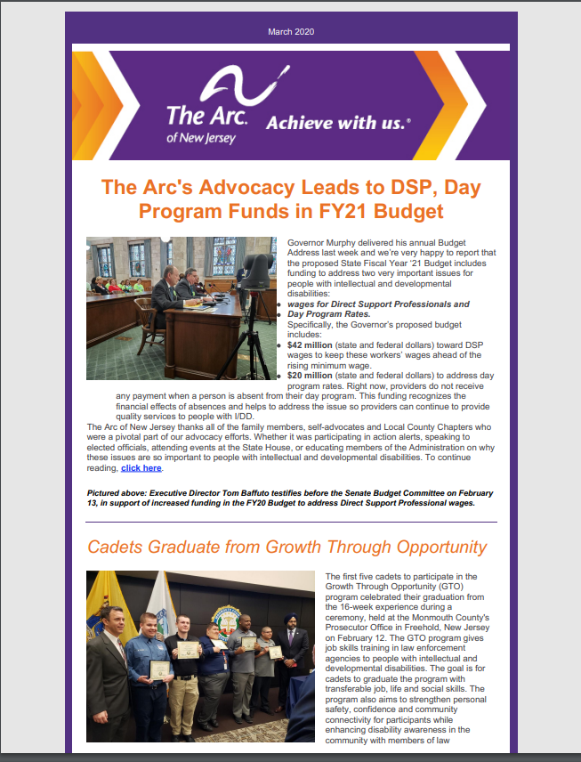 March E-News 2020