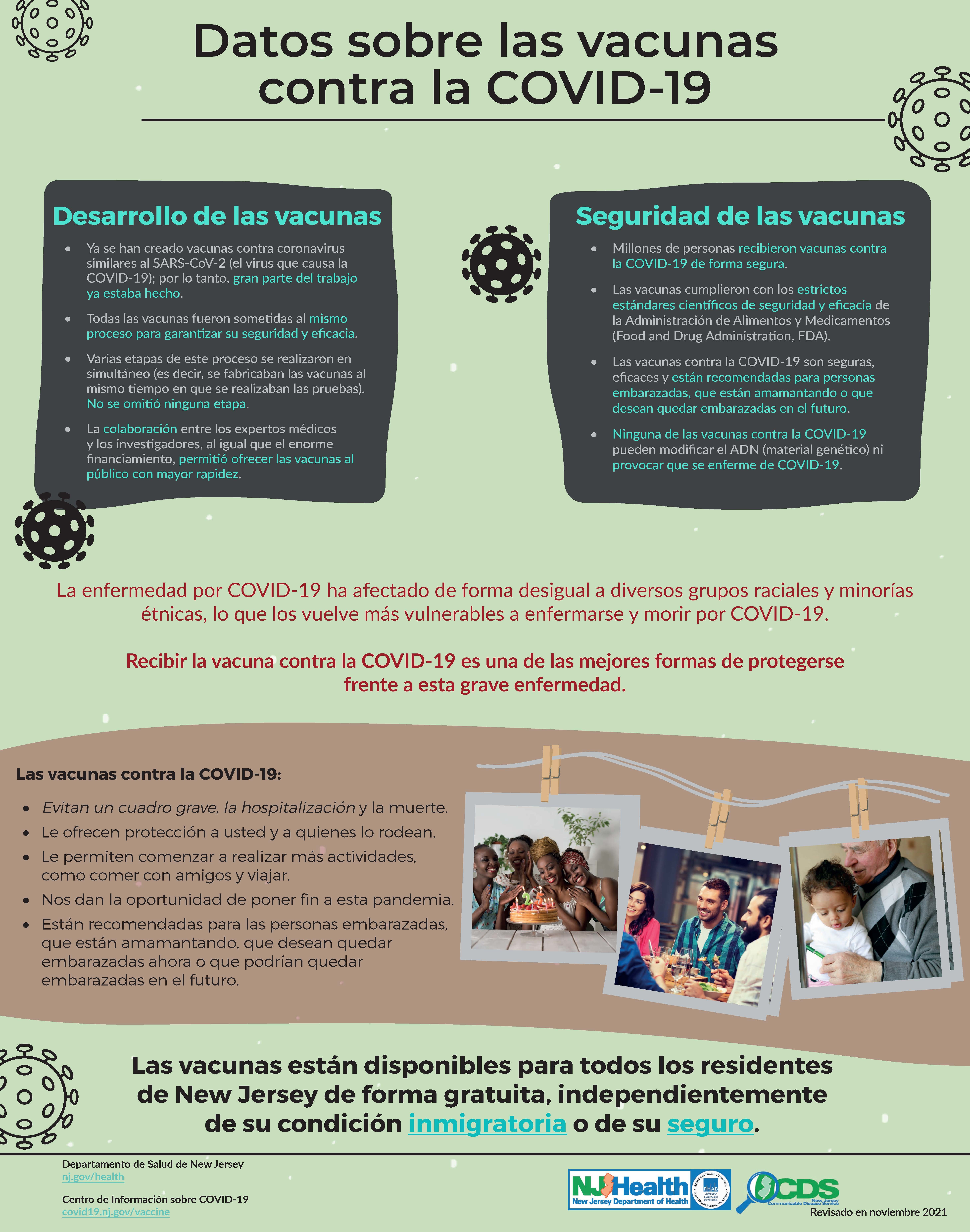 COVID-19 Vaccine Top Concerns flyer (Spanish)