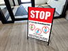 A-Frame Holder with 2 Coroplast Signs (24"x18")
