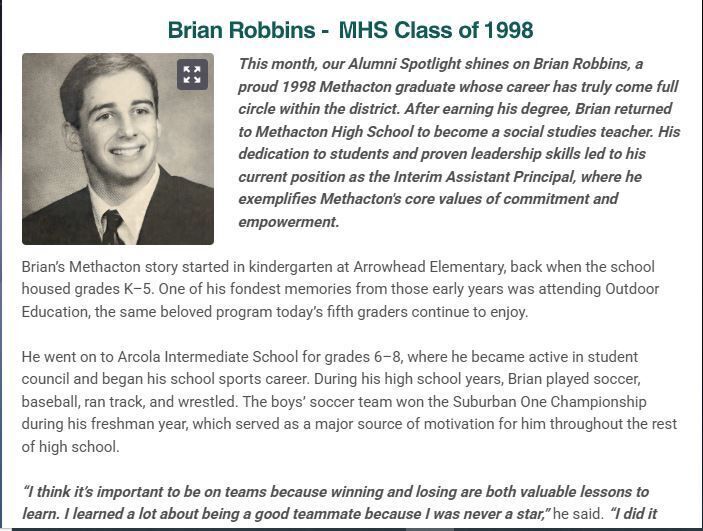 Brian Robbins - MHS '98