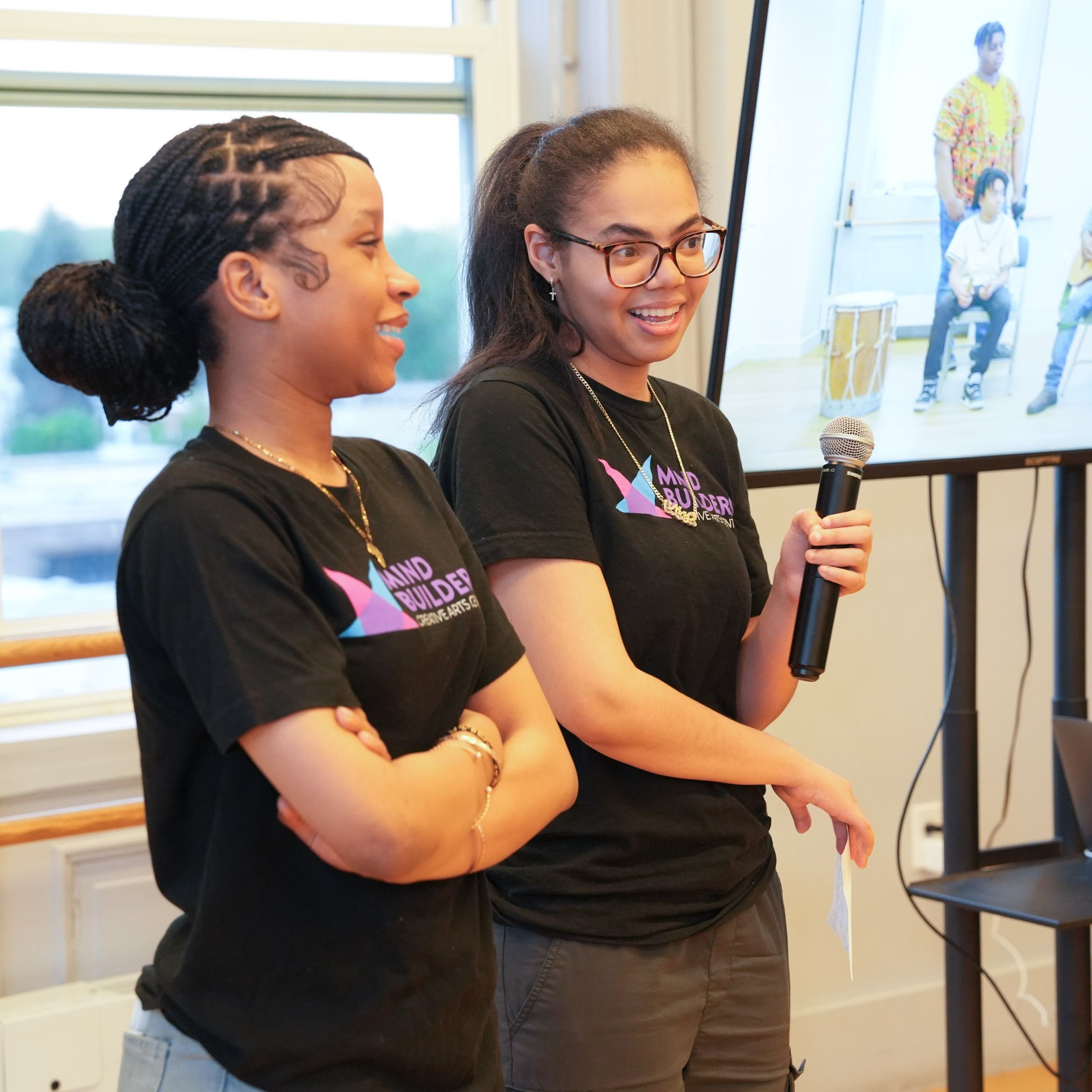 Folk Culture Interns at Public Event