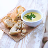 Sweet Corn Herb Soup