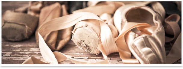 Pointe Shoes in Pile