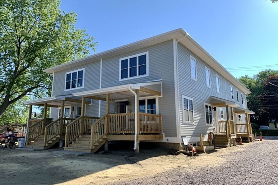 Exterior of house.