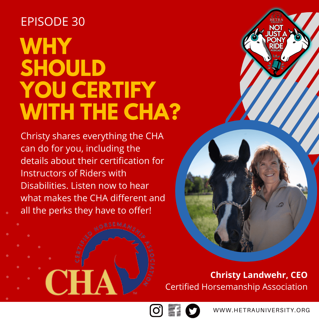 Episode #30 - Christy Landwehr, CEO: Why Should You Certify with the CHA?