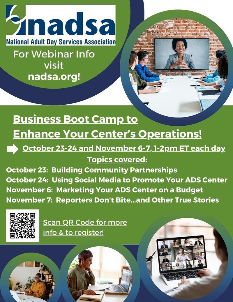 NADSA Business Boot Camp 2024 flyer