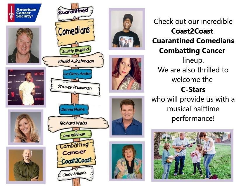 Cuarantined Comedians Combatting Cancer Event