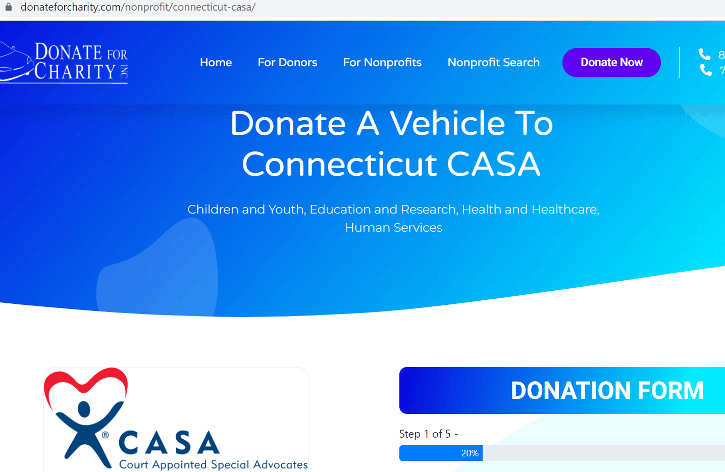 You can donate your vehicle to benefit Connecticut CASA, and receive a tax deduction!