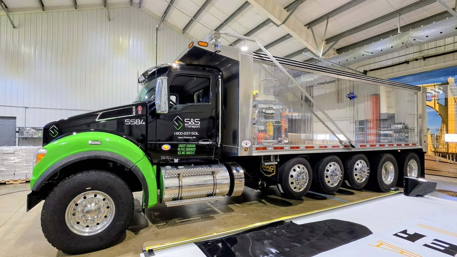 S&S Transport Heavy Duty Truck Wrap
