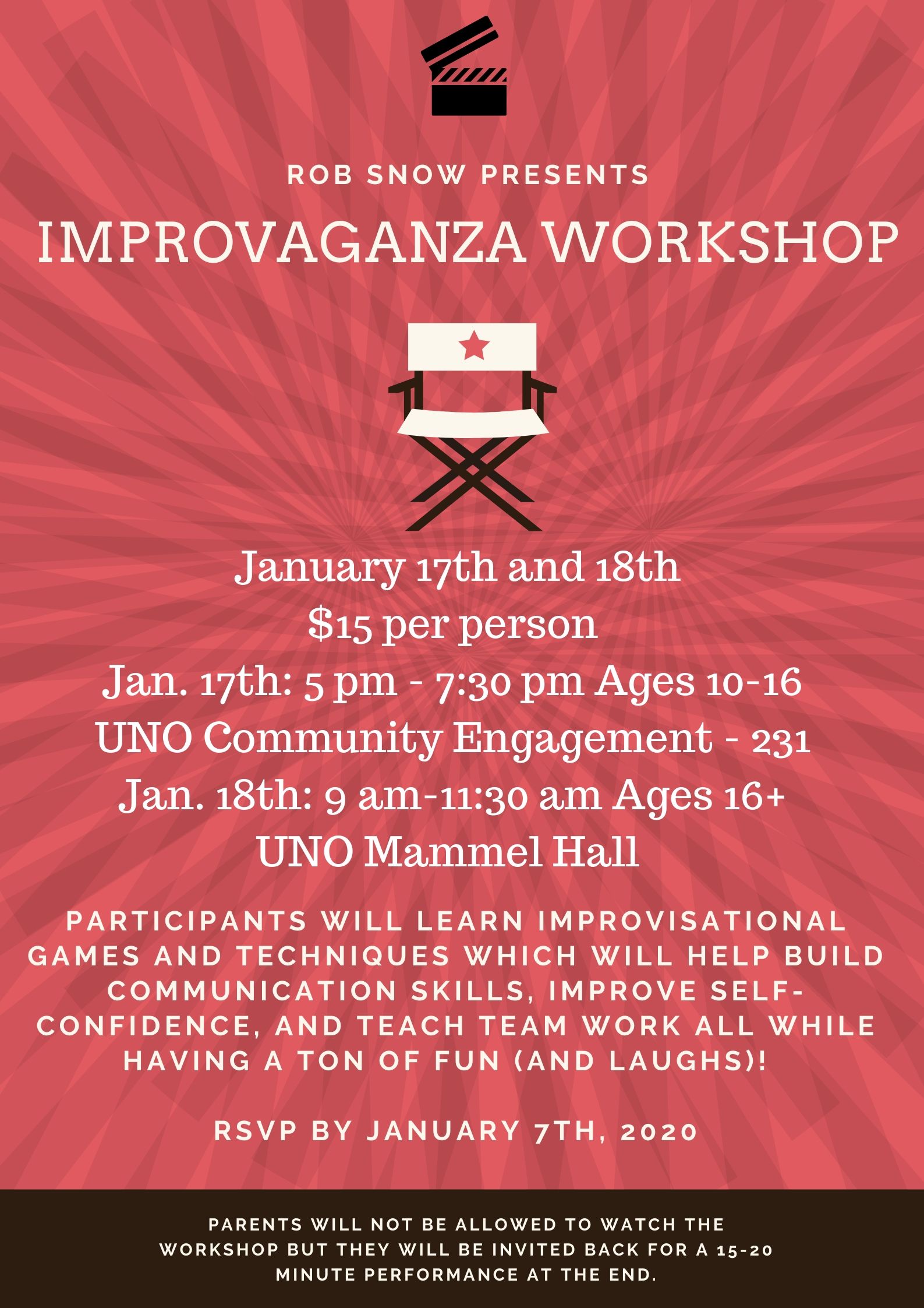 Rob Snow Improv Workshop