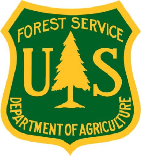 U30632 - US Forest Service Emblem Carved Wood Wall Plaque