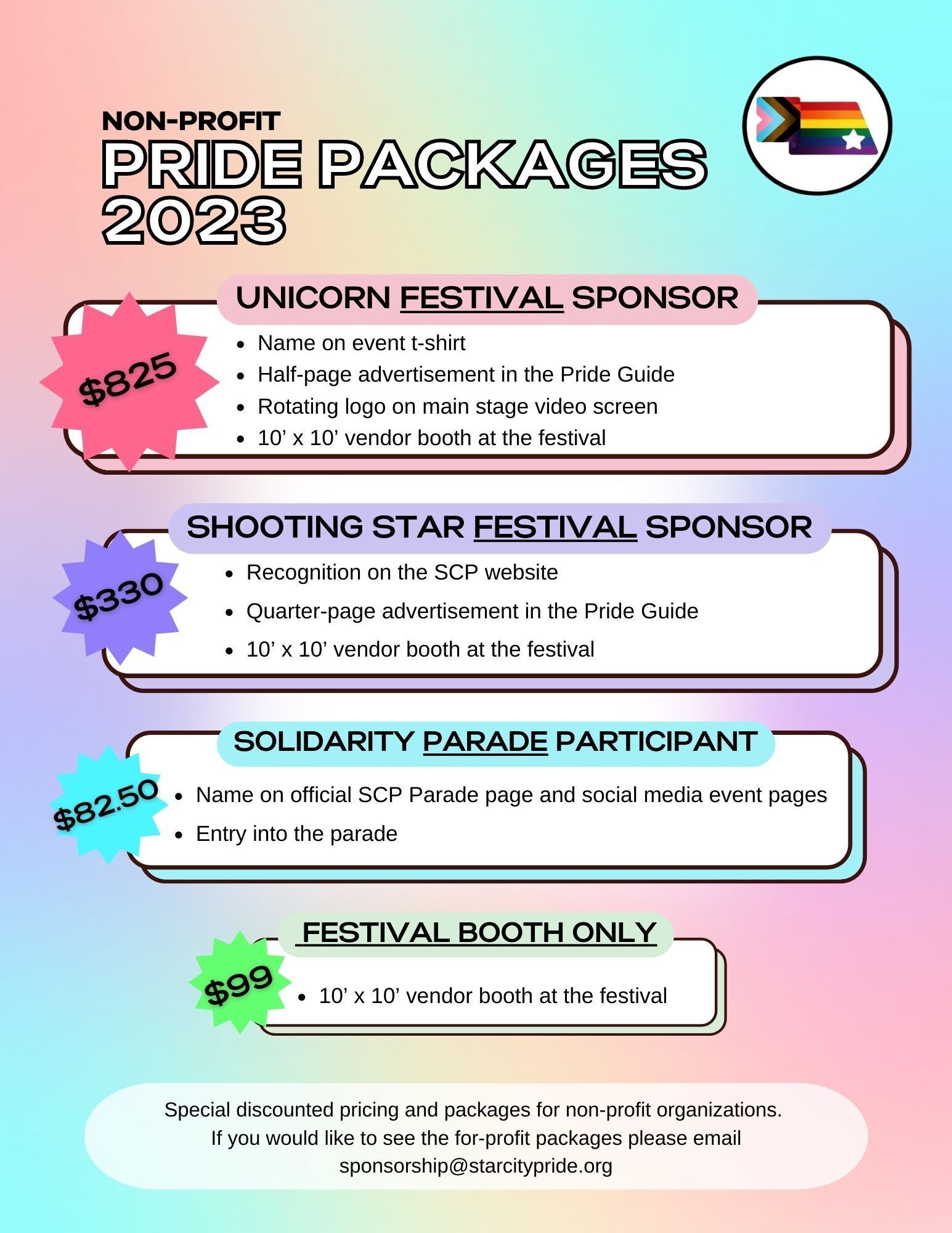 Pride Packages