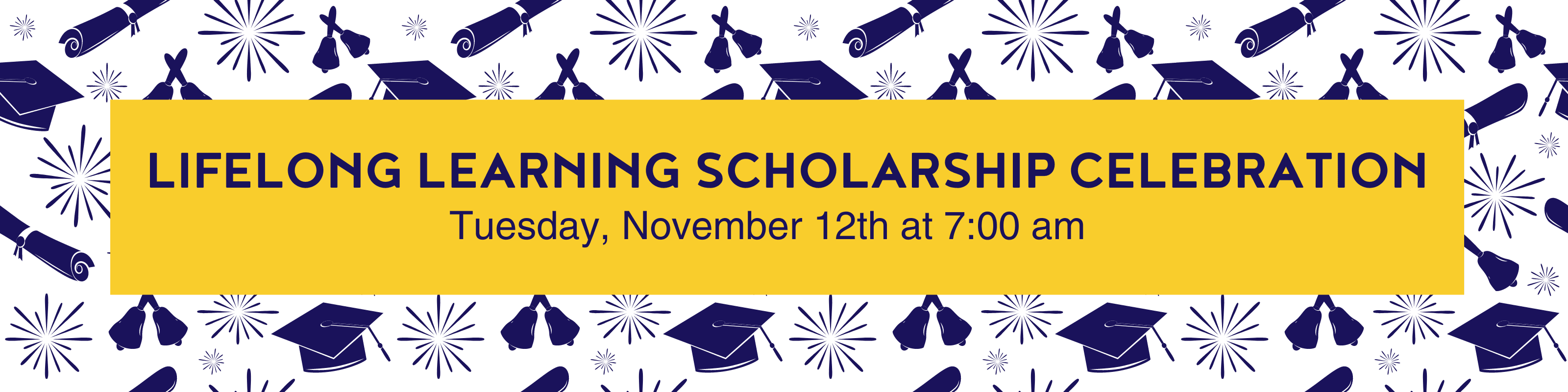 Lifelong learning scholarship celebration