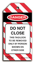 Do Not Close Lockout Tag