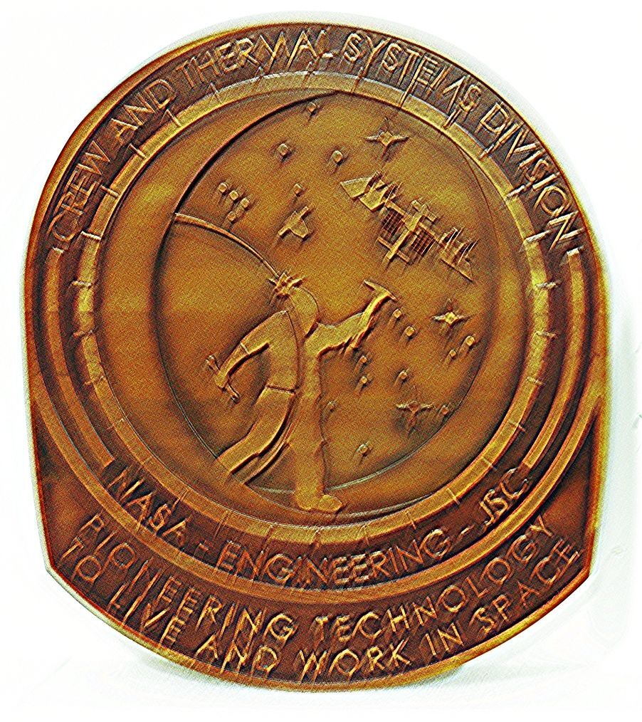 AP-6668 - Carved Plaque for the Crew and Thermal System Division, Johnson Spaceflight Center, NASA