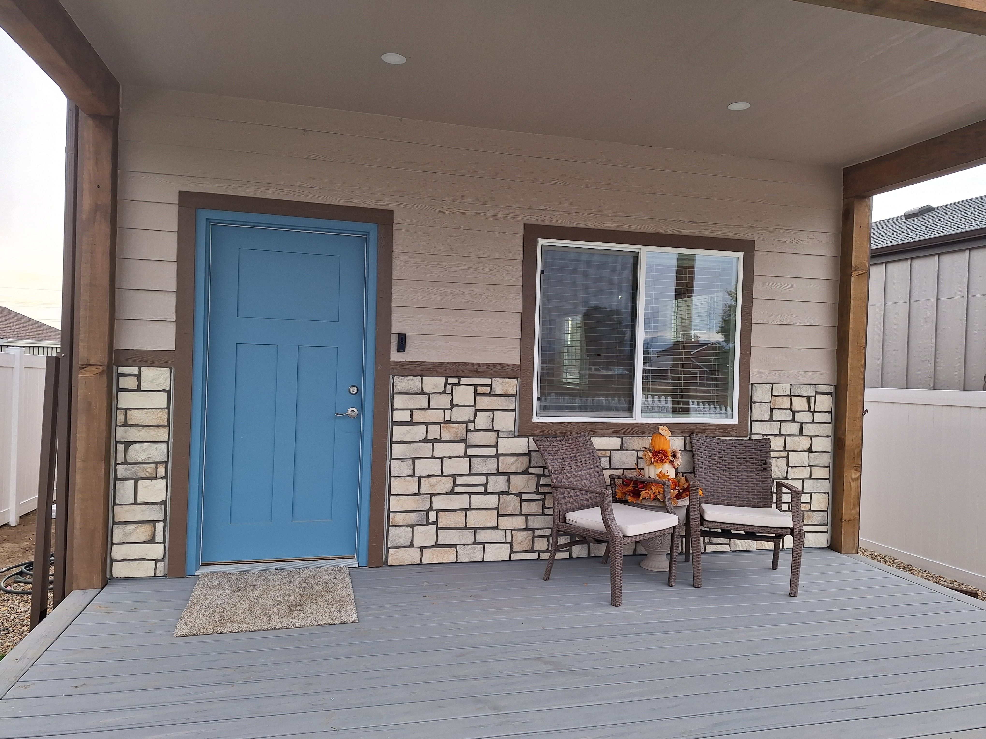 Front of Addison's house.