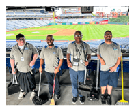 Employment crew at Citizen's Bank Park