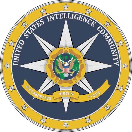 IP-1430 -  Carved Plaque of the Seal of the Office of the US Intelligence Community, Artist Painted