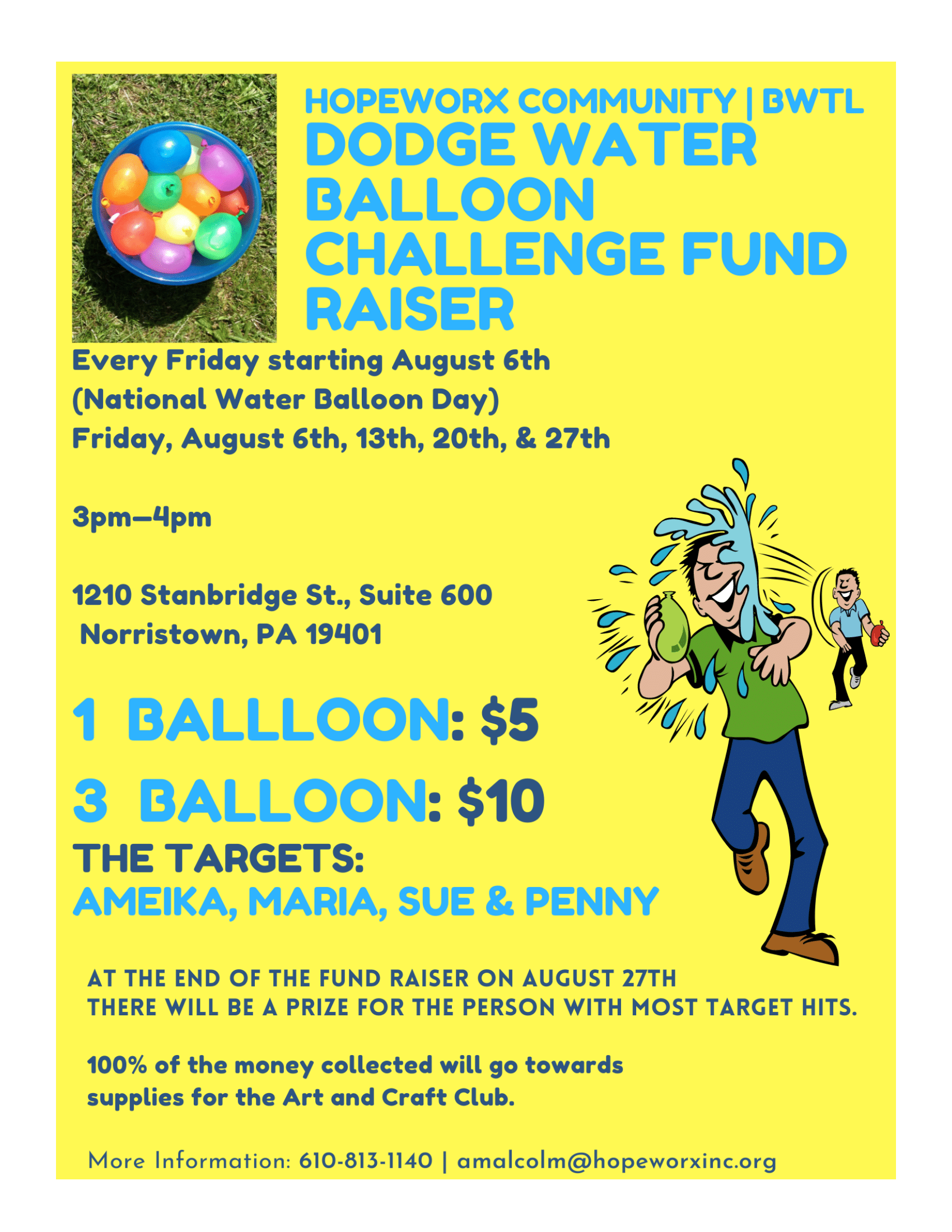 DODGE WATER BALLOON CHALLENGE – Let’s put some fun in fundraisers!