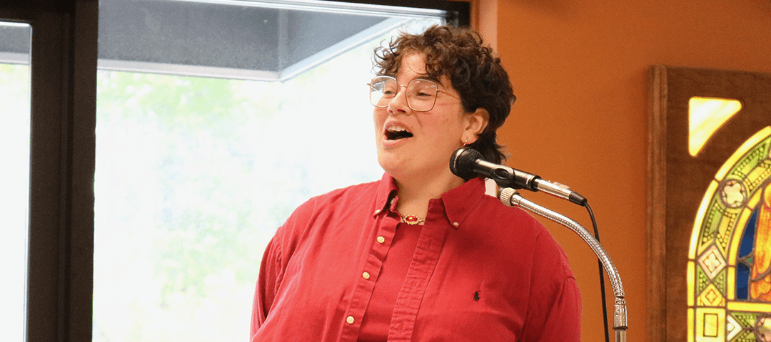 Erin offers a few words about her time in the monastery.