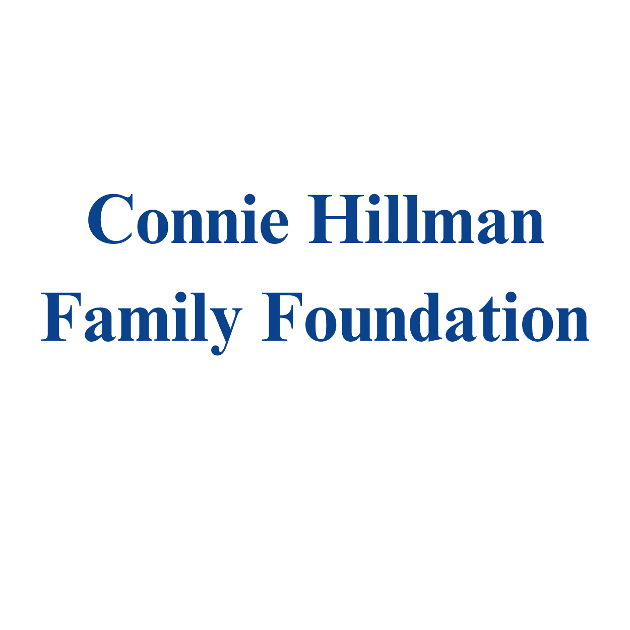 Connie Hillman Family Foundation