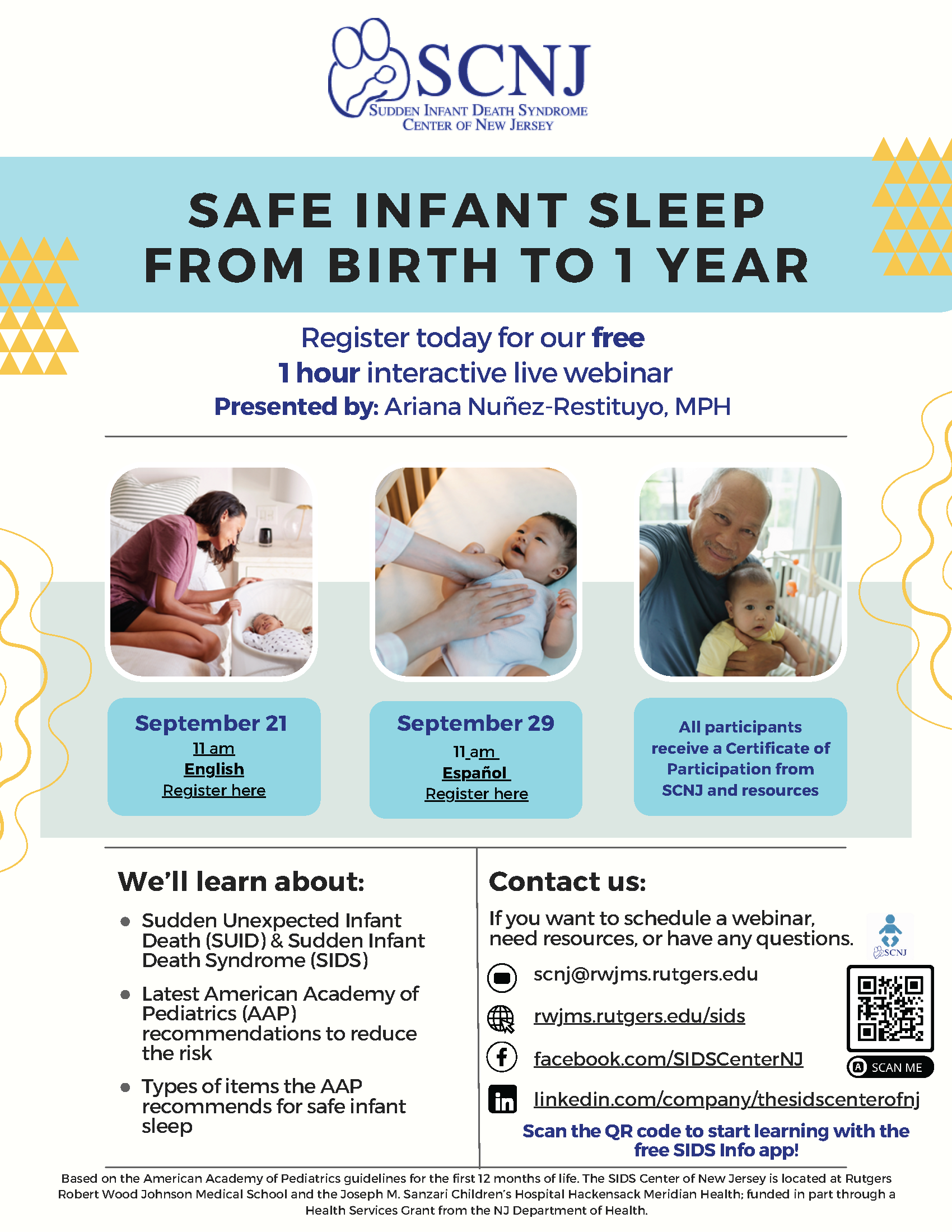 Safe Infant Sleep September