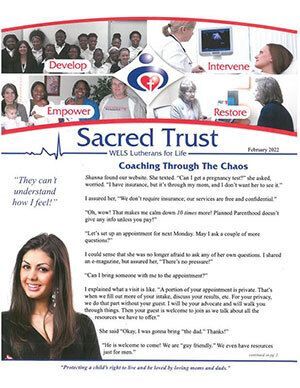 Sacred Trust February 2022 Report preview.