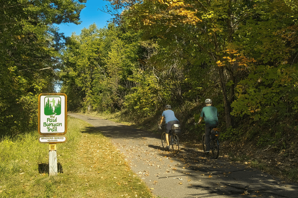 Bunyan trail sign