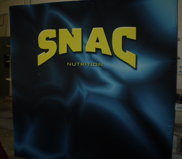 Backdrop for booth