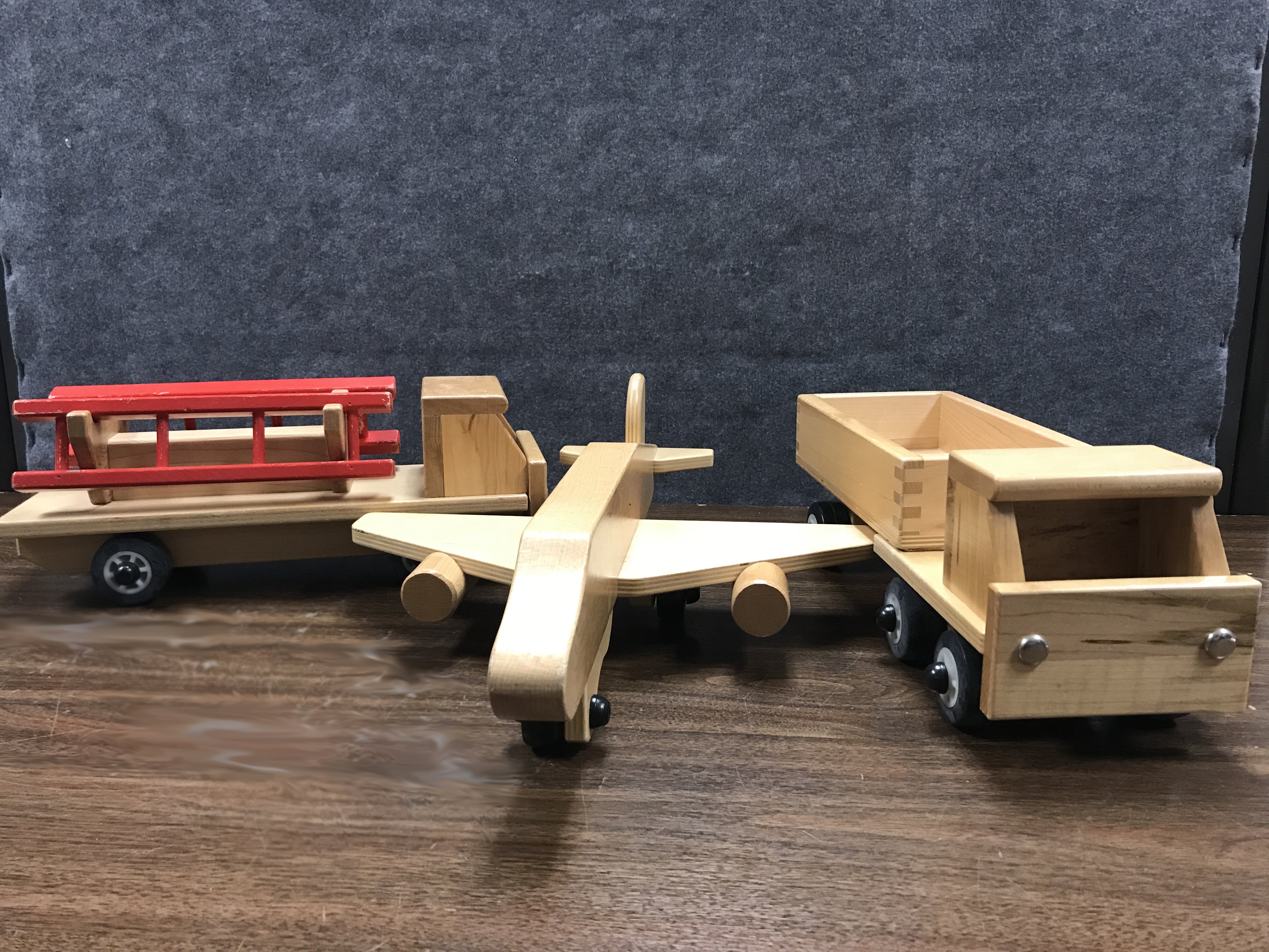 Wooden Truck/Airplane Set