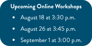 Upcoming Grant Workshop Dates