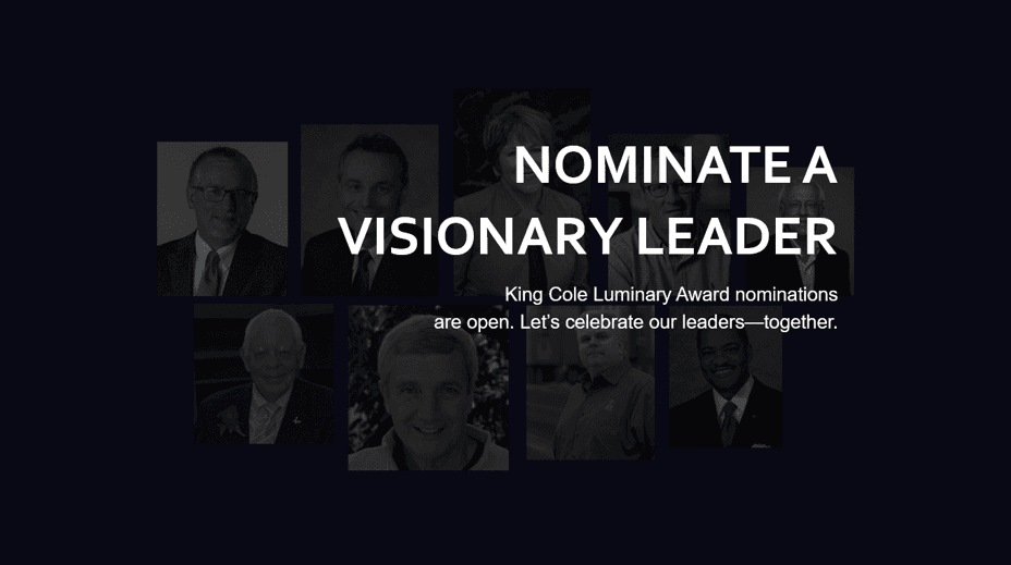 King Cole Luminary Award